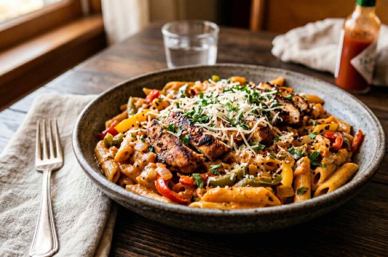Rich Creamy Cajun Pasta That Tastes Like Louisiana