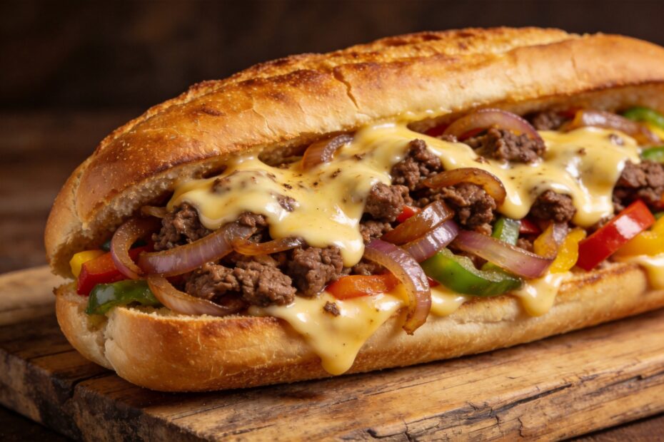 ground-beef-philly-cheesesteak-loaded-hoagie
