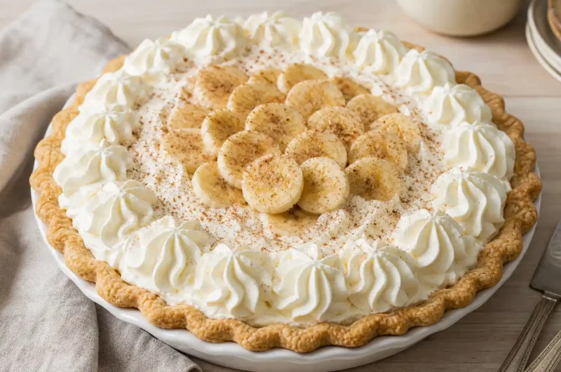 Flaky Crust Banana Cream Pie Dessert Anyone Can Make