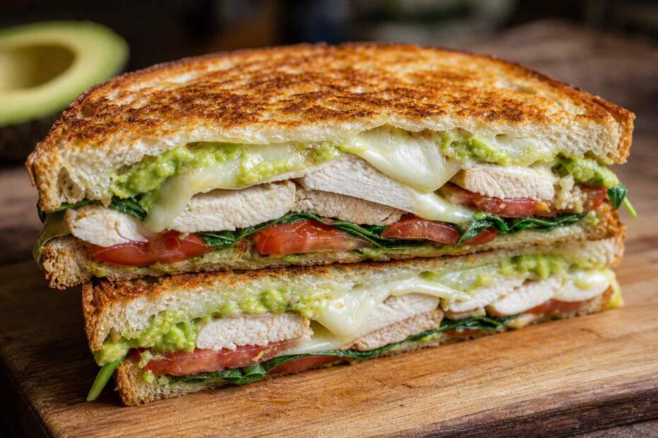 chicken-avocado-melt-sandwich-cross-section-board