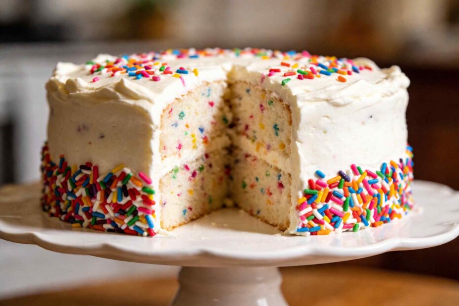 homemade-funfetti-cake-sprinkles-white-buttercream