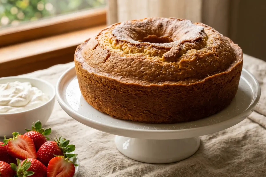 southern-pound-cake-golden-whole-cake-stand