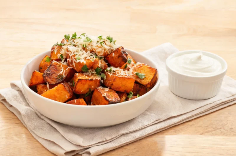 Crispy Roasted Sweet Potato Bites Easy and Impressive