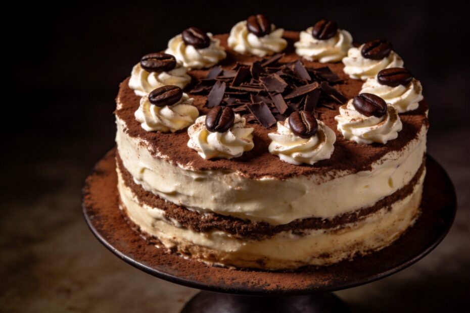 tiramisu-layer-cake-mascarpone-cocoa-espresso-beans