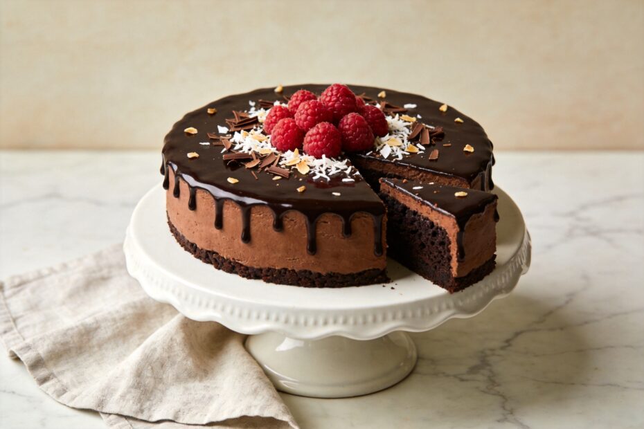 vegan-chocolate-mousse-cake-hero-styled